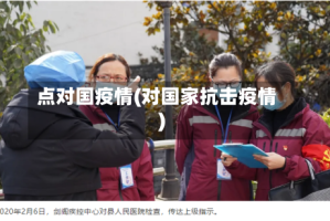 点对国疫情(对国家抗击疫情)