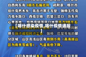 【喀什感染疫情,喀什疫情通报】