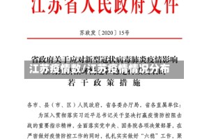 江苏疫情数/江苏疫情情况分布
