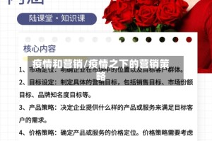 疫情和营销/疫情之下的营销策略