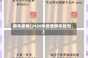 跨年疫情(2020年疫情跨年短句)