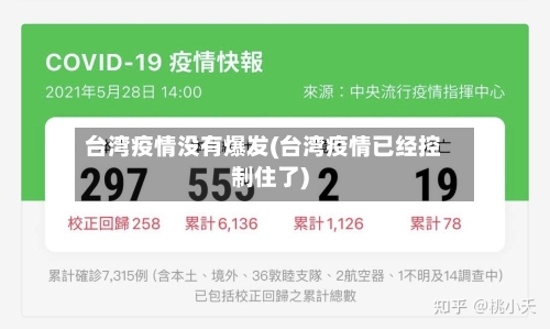 台湾疫情没有爆发(台湾疫情已经控制住了)-第2张图片