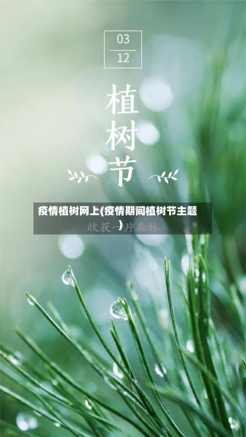 疫情植树网上(疫情期间植树节主题)-第2张图片