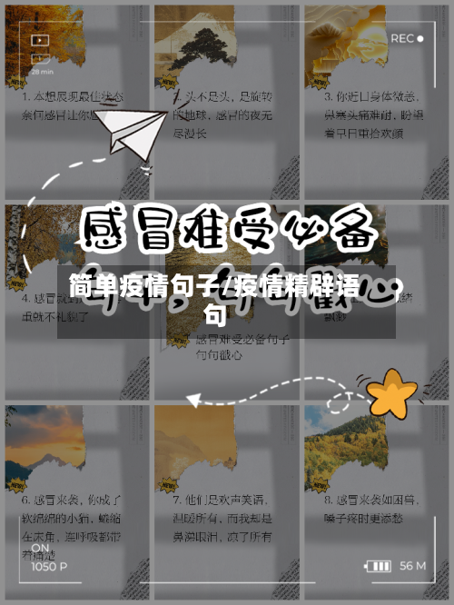 简单疫情句子/疫情精辟语句-第2张图片