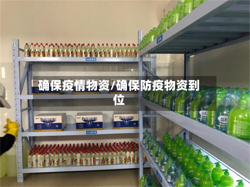 确保疫情物资/确保防疫物资到位-第1张图片