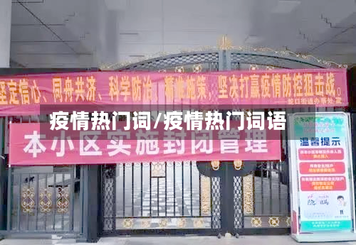 疫情热门词/疫情热门词语-第1张图片