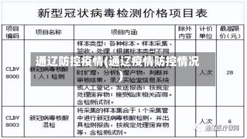 通辽防控疫情(通辽疫情防控情况)-第1张图片