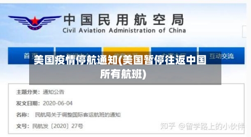 美国疫情停航通知(美国暂停往返中国所有航班)-第3张图片